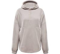 NIKE Damen Shirt One Oversized Therma-FIT Fleece (FV8076) XS LT OREWOOD BRN/WHITE