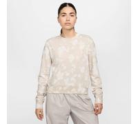 NIKE Sportswear Chill Terry French Terry Printed Crew-Neck Sweatshirt Damen 104 - lt orewood brn/sail XS