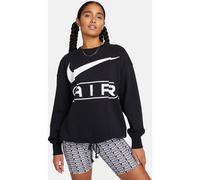 NIKE Damen Shirt W NSW AIR OOS FLC CREW (FN1897) S BLACK/WHITE