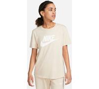 NIKE Damen Shirt W NSW CLUB SS TEE ICN FTRA (DX7906) M SANDDRIFT/WHITE