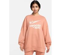 NIKE Damen Shirt W NSW FLC OS CREW GLS (FZ4631) L TERRA BLUSH/LT OREWOOD BRN