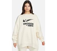 NIKE Damen Shirt W NSW FLC OS CREW GLS