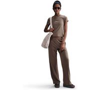 NIKE Sportswear Chill Knit Mod-Cropped T-Shirt Damen 233 - mink brown/mink brown L