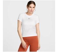 NIKE Sportswear Chill Knit Mod-Cropped T-Shirt Damen 100 - white/black XS