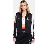 NIKE Damen Shirt W NSW PK TT SW (HF5958) M BLACK/LT CRIMSON/WHITE