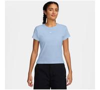 NIKE Damen Shirt W NSW RIB TGHT SS TEE (HV4994) XS HYDROGEN BLUE