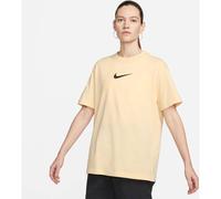 NIKE Damen Shirt W NSW TEE BF MS (FD1129) M PALE VANILLA/BLACK