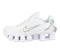 Nike Damen Shox TL Sneaker, Mehrfarbig (White/White/Metallic Silver/Max Orange 000), 35.5 EU