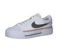 Nike Sportswear »COURT LEGACY LIFT« Sneaker, weiß, size=41|color=WHITE-BLACK-HEMP-TEAM-ORANGE
