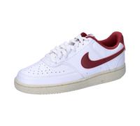 Nike Damen Sneaker Court Vision Low Next Nature DH3158-106 40 White/Team Red-Muslin-Mtlc G