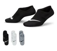 Nike Damen Socken 3-er Pack Lightweight Train No-Show SX5277-927 46-50 Blck/Wht/Grey