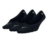 Nike Damen Everyday Lightweight Footie Socks (3 Pairs) M schwarz