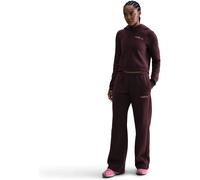 NIKE W NSW PHNX FLC STRGHT LEG PNT BURGUNDY CRUSH, M