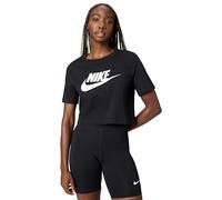 Nike Damen Sportswear Essential Kurz-t-shirt, Black/White, S EU