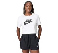 Nike Damen Sportswear Essential Kurz-t-shirt, Weiß / Schwarz, XL EU