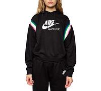Nike Damen Sportswear Heritage Po Hoodie, Black/Sail/White, XS