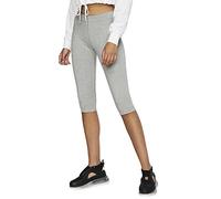 Nike Damen Sportswear Leg-A-See Swoosh Leggings (Knielang), Dark Grey Heather/Black, S