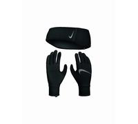 NIKE Damen Stirnband und Handschuh Set schwarz | M/L