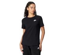 Nike New Sportswear Club T-Shirt Damen schwarz | Größe: L (nur noch 1 Artikel auf Lager)