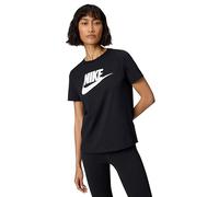 NIKE Sportswear Essentials Logo T-Shirt Damen 010 - black/white L