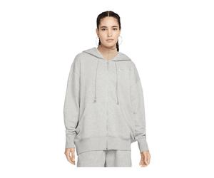 Nike Damen Sweatjacke PHOENIX mit Kapuze Oversized Fit, hellgrau, Gr. XL