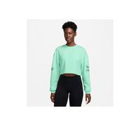Nike Damen Sweatshirt PRO Cropped, hellmint, Gr. S