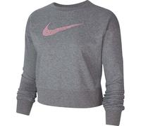 Nike Damen Sweatshirt Swoosh Training Crew CU5506-091 XL Harbon Heather/Smoke Grey