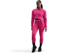 NIKE Damen Sweatshirt W NP DF FLC CREW TT GRX (HV3591) S RUSH PINK/PINK FOAM/WHITE