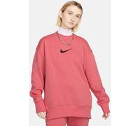 NIKE Damen Sweatshirt W NSW FLC OS CREW MS (FD1128) XS ADOBE/BLACK
