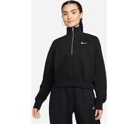 NIKE SWEATSHIRT W NSW PHNX FLC QZ CROP US:M Schwarz