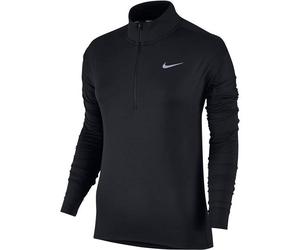 NIKE Damen Sweatshirts lg.Arm Da W NK DRY ELMNT TOP HZ (855517) S Schwarz