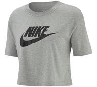Nike Damen T-Shirt Essential Cropped Tee BV6175-063 M Dk Grey Heather/Blck