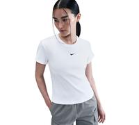 Nike T-Shirt HV4994-100 Geripptes Kurzarm mit enger Passform Weiß XL (EU 48-50)