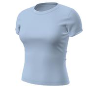 Nike Ribbed T-Shirt - Damen, Blau - S