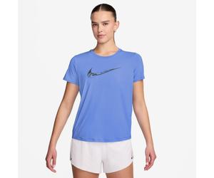 Nike Damen T-Shirt One Swoosh Women s Dri-FIT FV6373-494 S Royal Pulse/Vintage Green