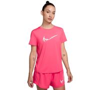 Nike Damen T-Shirt One Swoosh Women s Dri-FIT FV6373-629 XL Aster Pink/Glacier Blue