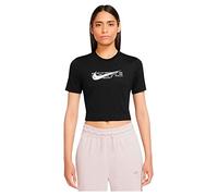 Nike Damen-T-Shirt, schwarz, DN5798-010, Schwarz, X-Small
