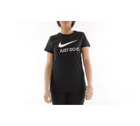 Nike Damen T-Shirt Sportswear, Black/White, M, CI1383-010