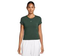NIKE Damen T-Shirt Sportswear Chill Knit dunkelgrün | M