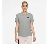 Nike Damen T-Shirt Sportswear Club Essentials DX7902-063 L DK Grey Heather