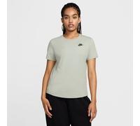 Nike Damen T-Shirt Sportswear Club Essentials DX7902-370 L Jade Horizon/Black