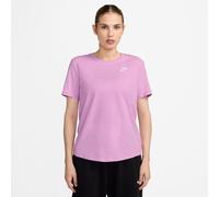 Nike Damen T-Shirt Sportswear Club Essentials DX7902-632 S Beyond Pink/White