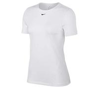 NIKE Damen T-Shirt W NP TOP SS All Over MESH, White/Black, XL, AO9951