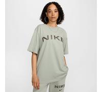 Nike Sportswear weites Kurzarmshirt mit Grafik (Damen) - Grün XS (EU 32-34) HQ1679-370