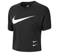 Nike Damen T-Shirt W NSW SWSH TOP SS, Black/(White), 2XL, CJ3764