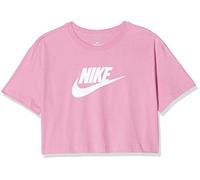 Nike Damen T-Shirt W NSW Tee ESSNTL CRP ICN FTR, Magic Flamingo/(White), L, BV6175