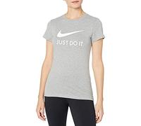 Nike Damen T-Shirt W NSW Tee JDI Slim, dk Grey Heather/(White), XS, CI1383