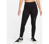 NIKE Damen Tight W NSW PE SHINE HR TGHT (FB8766) S BLACK