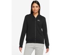 NIKE Damen Unterjacke W NSW AIR FLC HD FZ BLACK/WHITE L