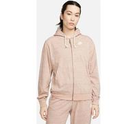 NIKE Damen Unterjacke W NSW GYM VNTG EASY FZ HOODIE (DM6386) XL ROSE WHISPER/WHITE